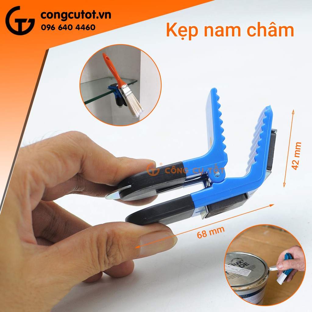 Kẹp nam châm, kẹp phơi chổi, kẹp giữ bút vẽ