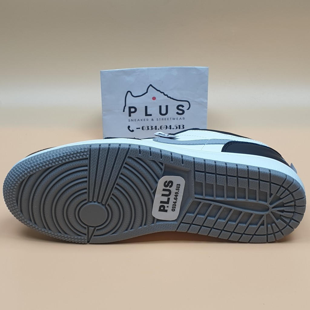 Giầy thể thao sneaker da đế cao su đen xám cổ thấp - thời trang plus -NJT13 | BigBuy360 - bigbuy360.vn