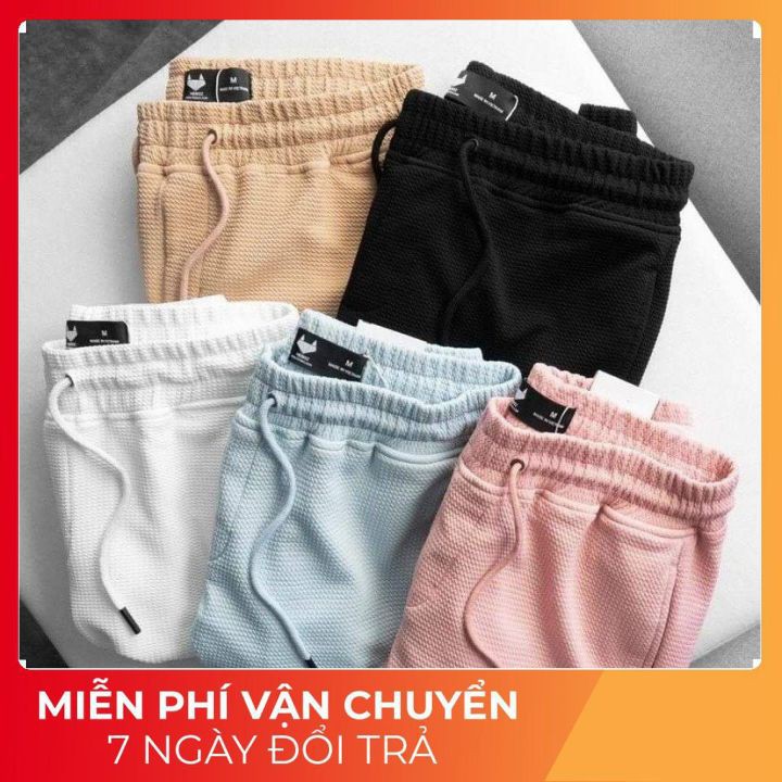 Quần ngố nam ⚡1 ĐỔI  1⚡ vải kim cương, Short nam co dãn vải cực mát - HALLO STORE