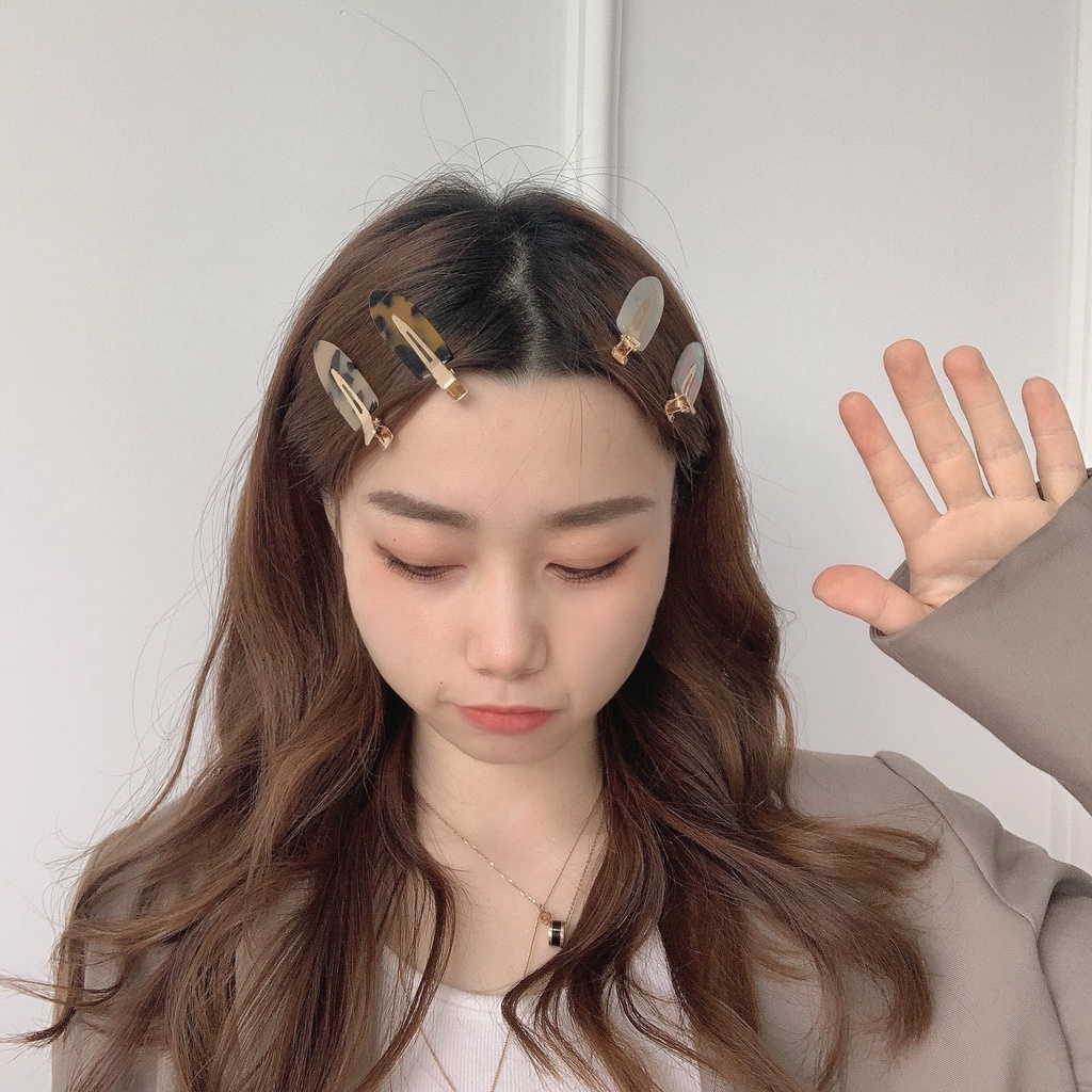 Kẹp tóc chiếc lá phong cách Hàn Quốc cho nữ sang chảnh│Loang màu│Xem thêm ở phần MÔ TẢ SẢN PHẨM