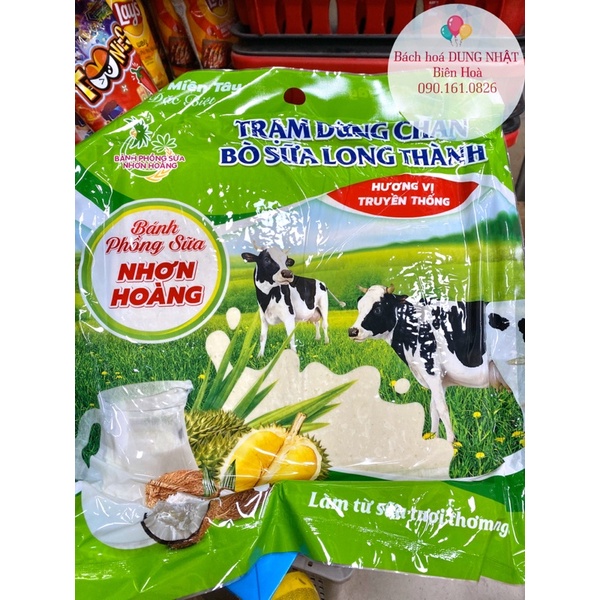 Bánh phồng sữa Bò sữa Long Thành 400g hsd 2024