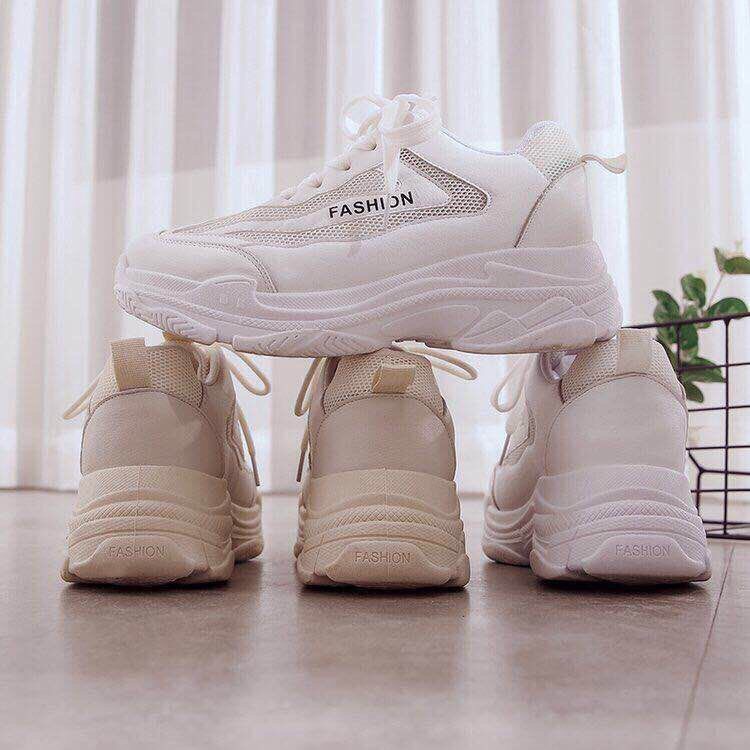 Giày thể thao nữ vải lưới siêu hot lên chân cực thích