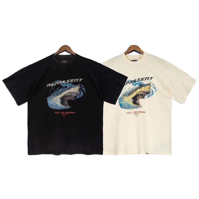 Áo Thun Cotton Tay Ngắn In Chữ Represent Thời Trang Unisex