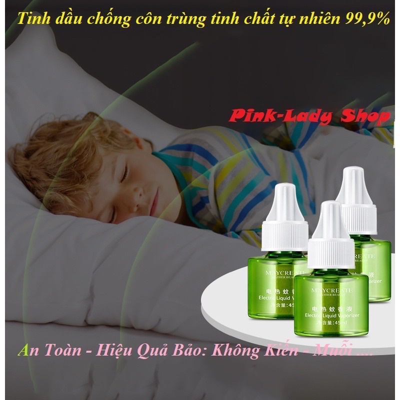 Tinh Dầu Đuổi Muỗi, Kiến, Côn Trùng Tinh Chất Thảo Dược Thiên Nhiên Maycreate 45ml