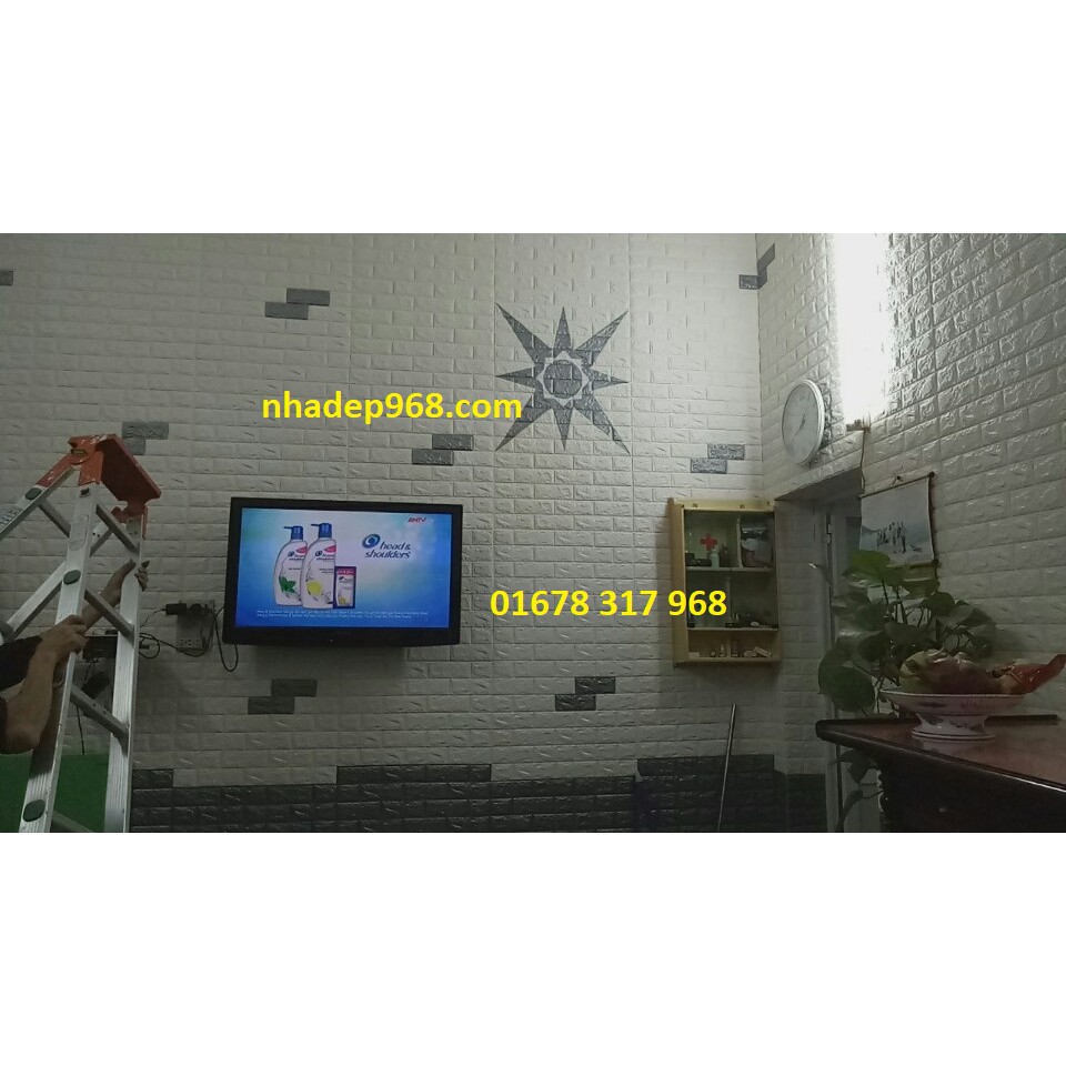 (cực rẻ) Xốp dán tường 3d giả gạch đủ màu , kt 70*77 cm Giá sỉ rẻ nhất | BigBuy360 - bigbuy360.vn