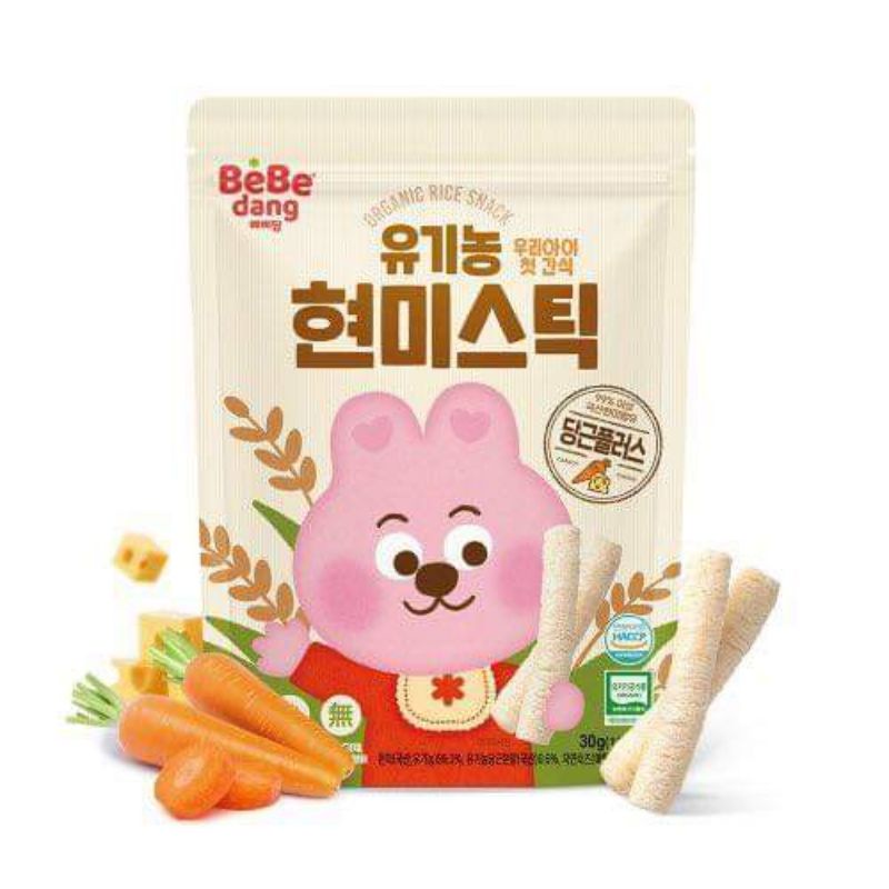 Bánh gạo ăn dặm Bebedang cho bé từ 6m+
