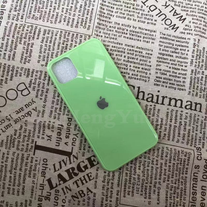 Ốp điện thoại tráng gương màu sắc ngọt ngào cho iPhone 6 6S X XS MAX XR iPhone 11 11Pro iPhone 11Promax