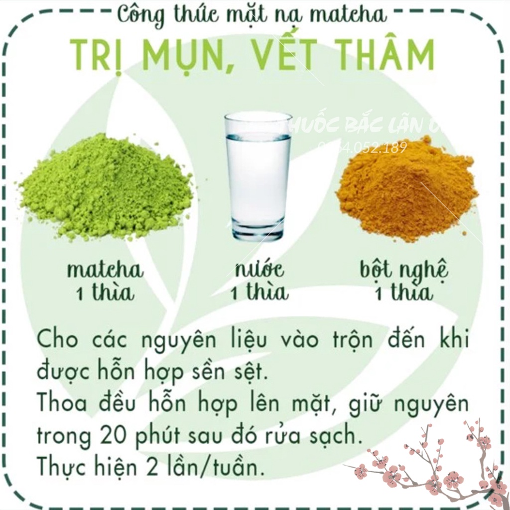 Set 10 loại bột dưỡng da mun (Bột hữu cơ, mask tự nhiên, ngăn ngừa mun, dưỡng ẩm) - Thuốc Bắc Lãn Ông
