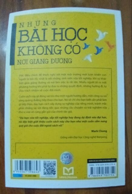 Sách - Những Bài Học Không Có Nơi Giảng Đường - Chuẩn Bị Cho Cuộc Sống Hậu Tốt Nghiệp | BigBuy360 - bigbuy360.vn