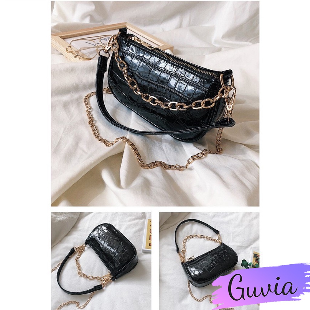 [Mã WAMT2405 giảm 10K đơn 0K] Túi kẹp nách da vân cá sấu GT02 túi đeo chéo sang trọng | BigBuy360 - bigbuy360.vn