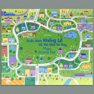 Cuốn Sách Khổng Lồ Về Trò Chơi Tư Duy - Maps Activity Pad