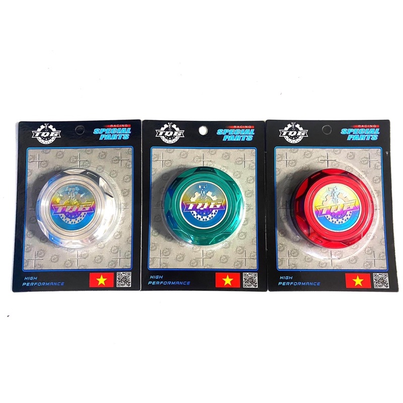 Chụp nắp xăng TQ6 Full nhôm CNC  cho mọi loại xe