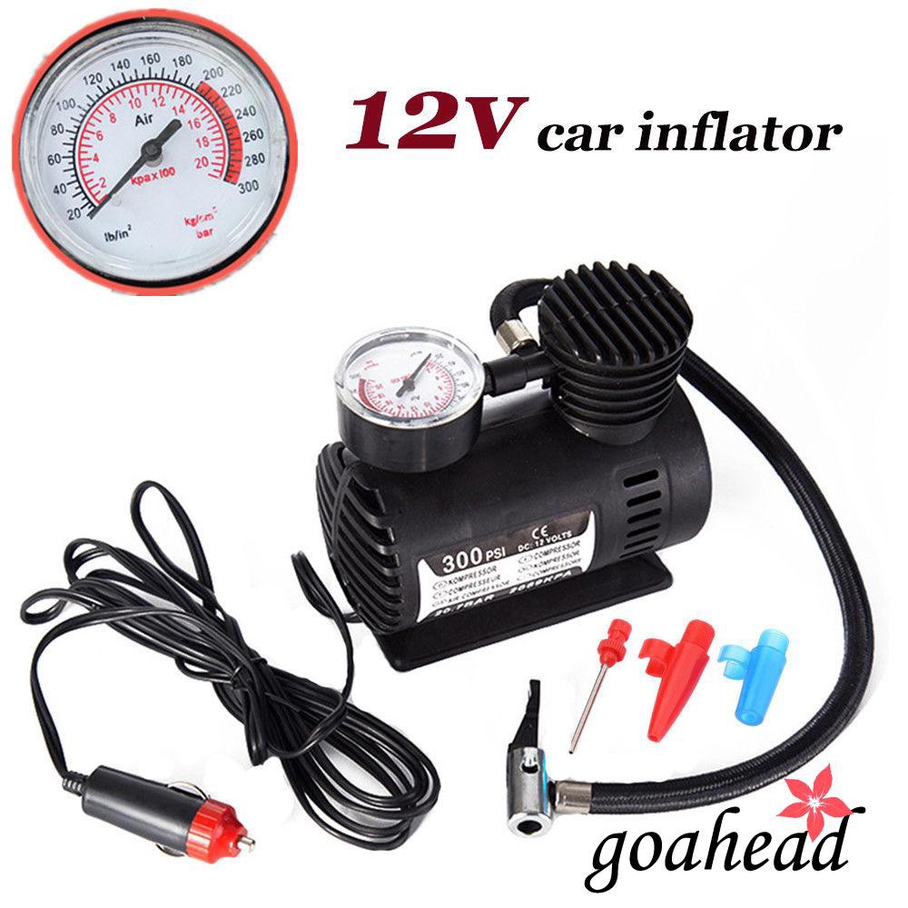 Máy bơm hơi nén khí mini 12V 300 PSI tiện dụng