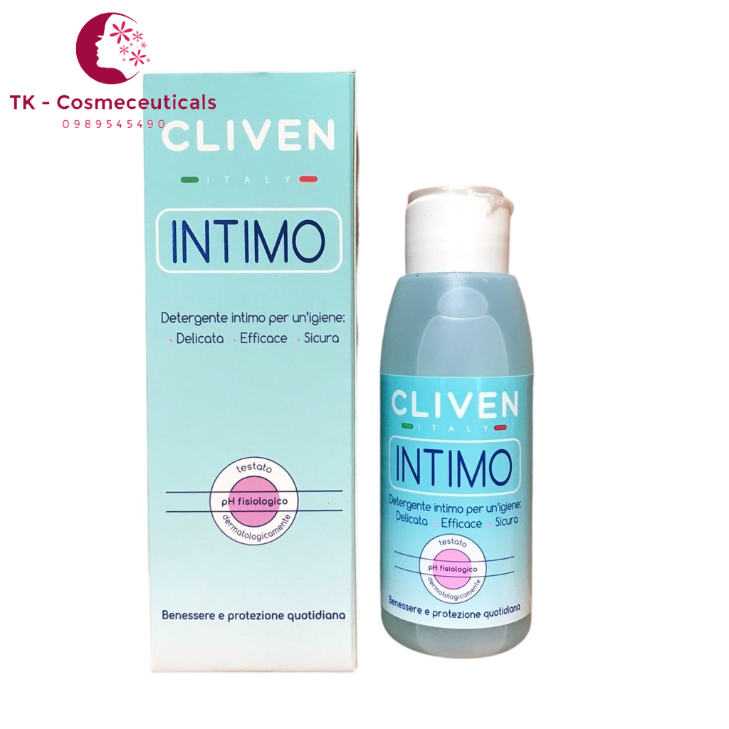 Dung Dịch Vệ Sinh Cliven Intimo / Venus Intimo Làm Sạch, Duy Trì Độ Ẩm, Loại Bỏ Mùi Hôi, Mất Cân Bằng pH - 100ml