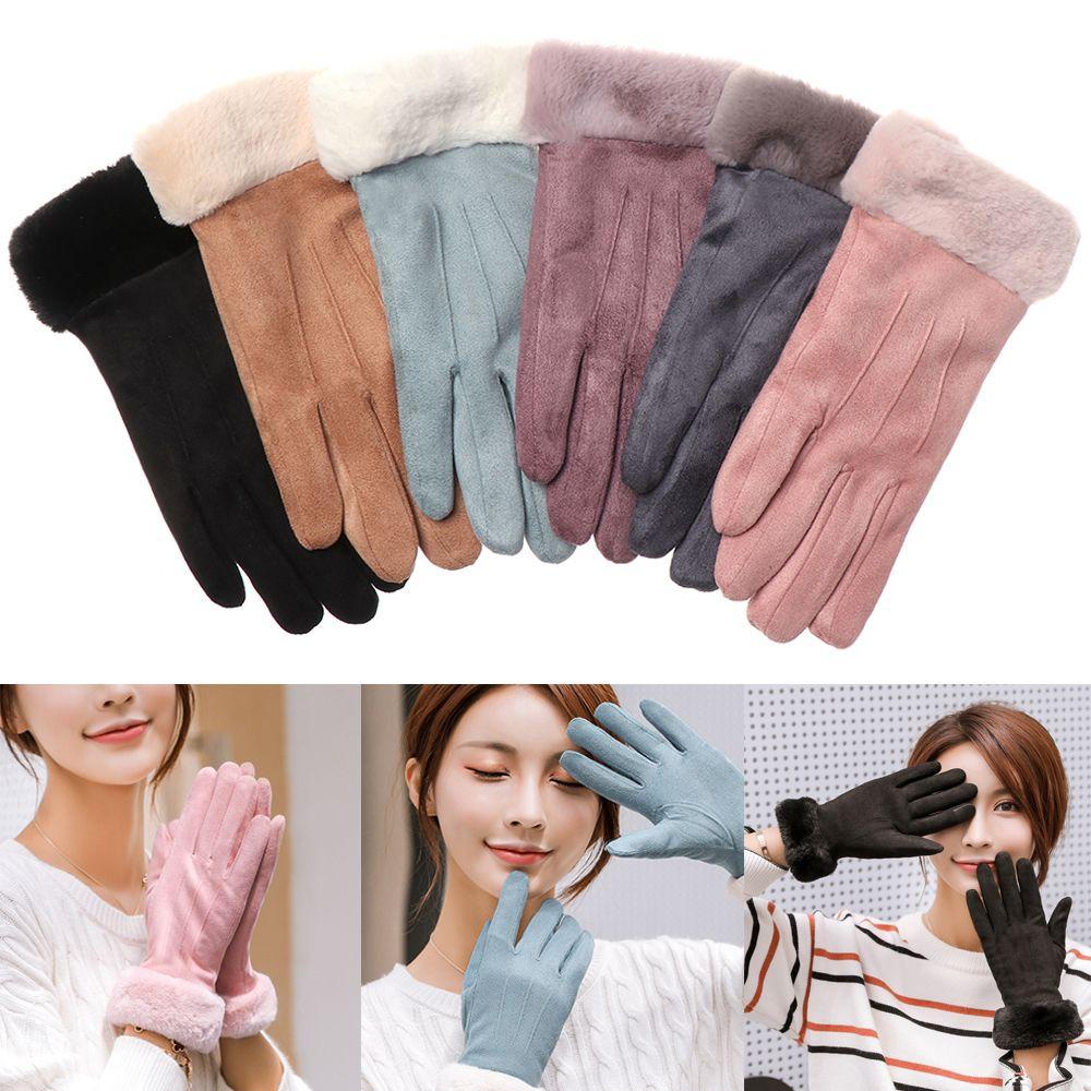 Găng Tay Giữ Ấm Mùa Đông Có Thể Chạm Màn Hình Cảm Ứng Thời Trang Cho Nữ