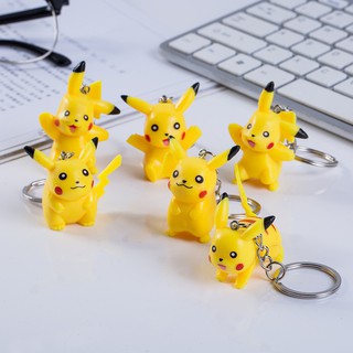 Bộ 6 Móc Khóa Hình Pikachu