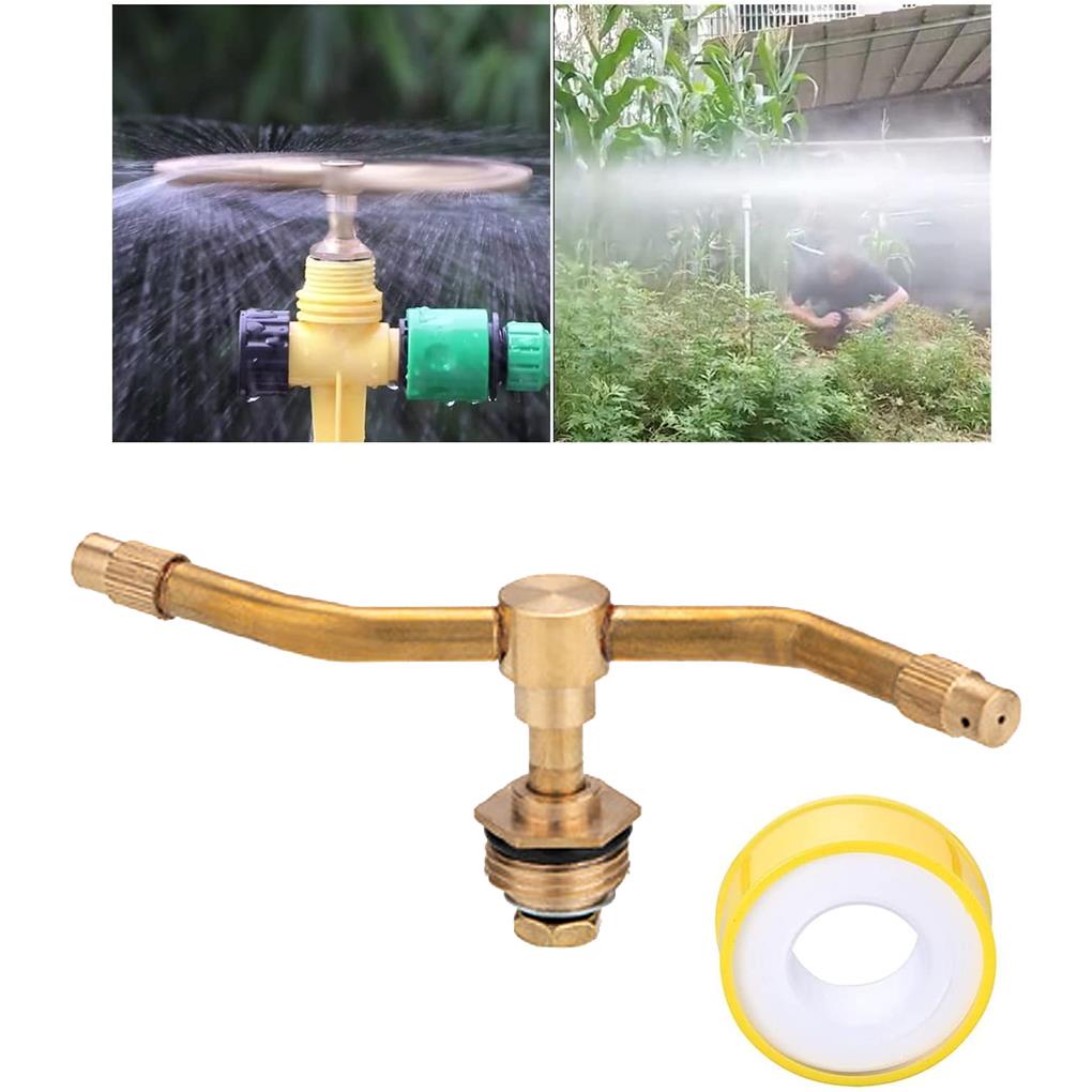 Vòi Phun Nước Tưới Cây Nông Nghiệp Tự Động Xoay 360 Độ