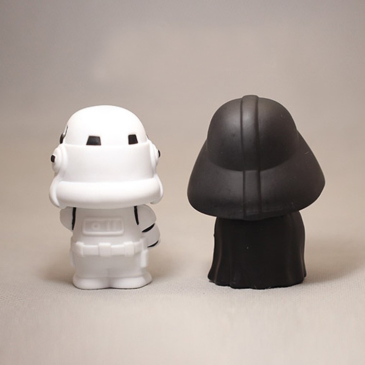 Star Wars Master Yoda Darth Vader Stormtrooper Shaking Head Action Figure