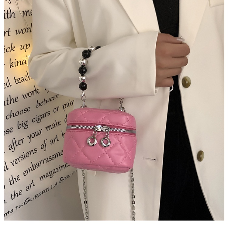 Túi đeo chéo quai xỏ hạt mini thời trang 2022 xinh xắn cho nữ