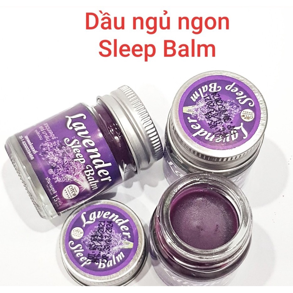 Dầu Cù Là Lavender Sleep Balm -  Giúp Ngủ Ngon &amp; Thư Giãn Thái Lan 15gr - RPHA
