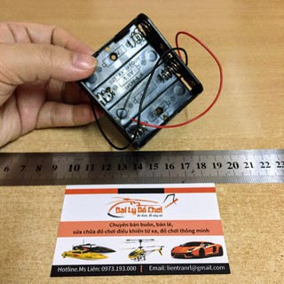 Khay pin 4 pin dùng để chế tạo đồ chơi chạy pin