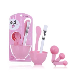 Bộ bát trộn mặt nạ 6 chi tiết
