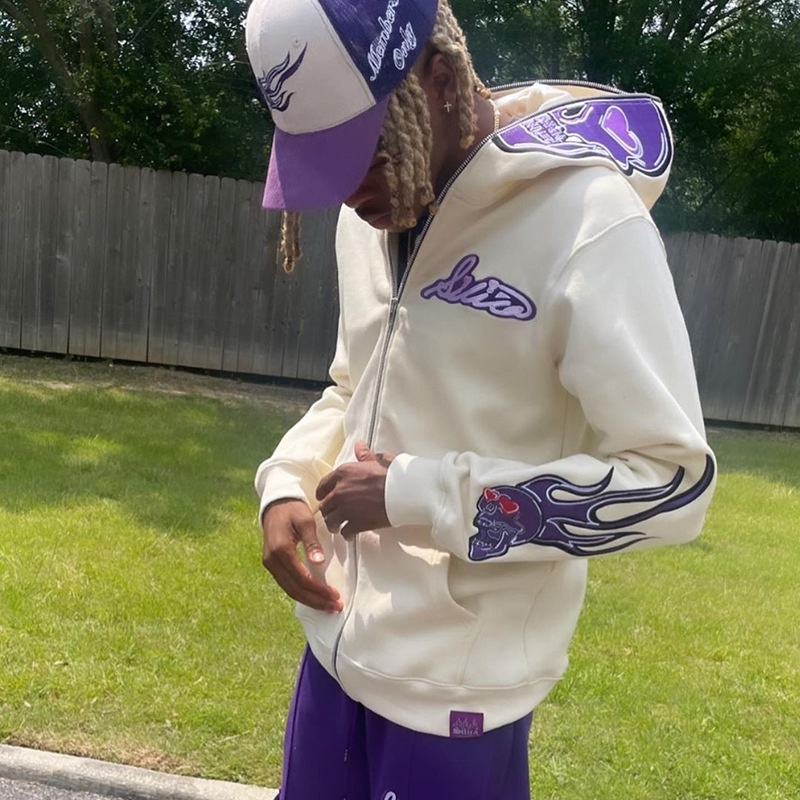 Áo Khoác hoodie Thể Thao Tay Dài Có Khóa Kéo In Hình Bộ Xương Gothic Punk Y2k Cho Nam