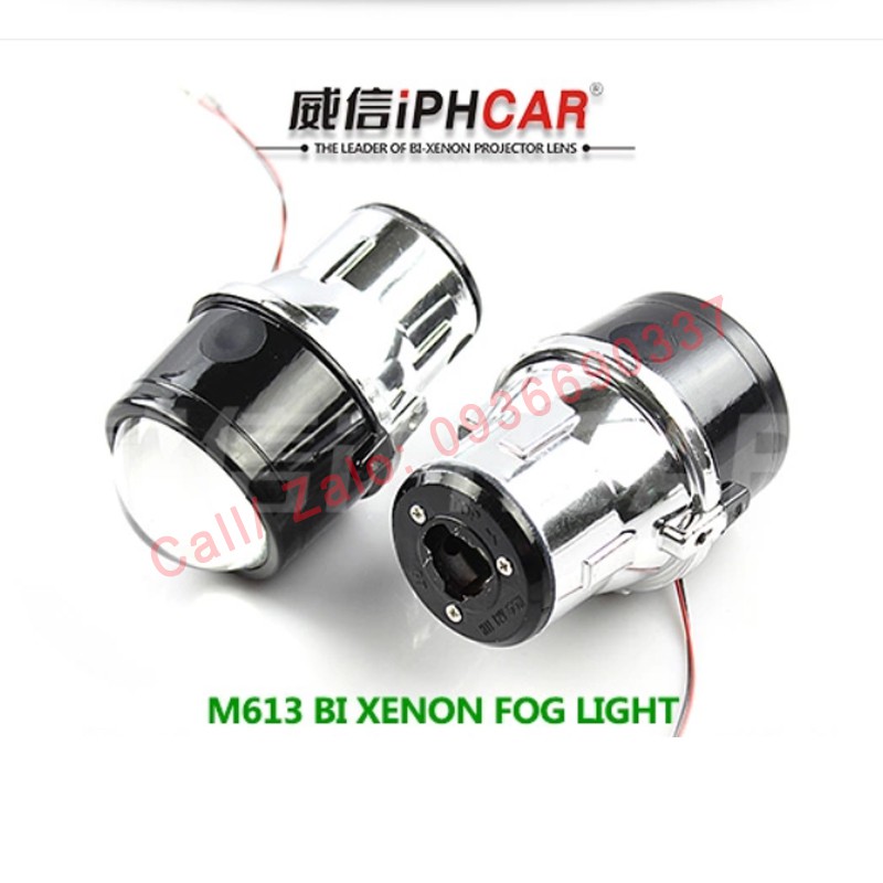 Bộ 2 đèn Bi-xenon Gầm 2.5 inch IPH cao cấp- có pha/cốt (6.5cm) BH 1 năm
