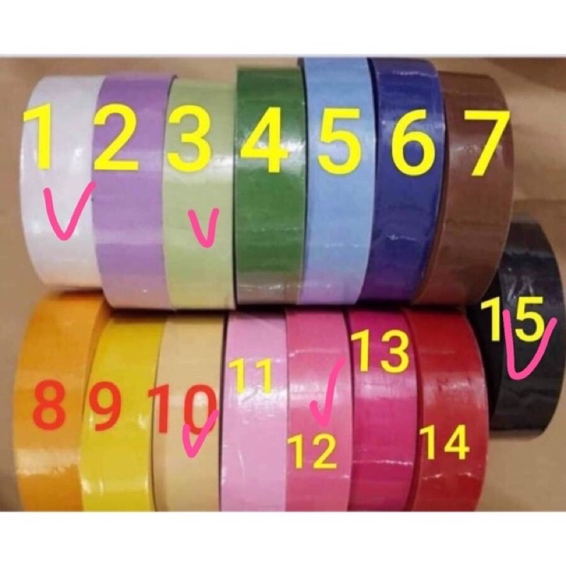Viền thô nguyên cuộn khoảng 70m 1 màu, bản 3.4cm