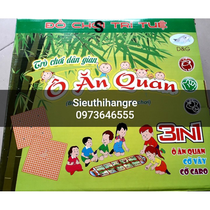 Bộ đồ chơi ô ăn quan 3 trong 1