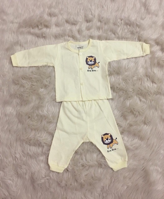 Bộ carter dài cotton cho bé