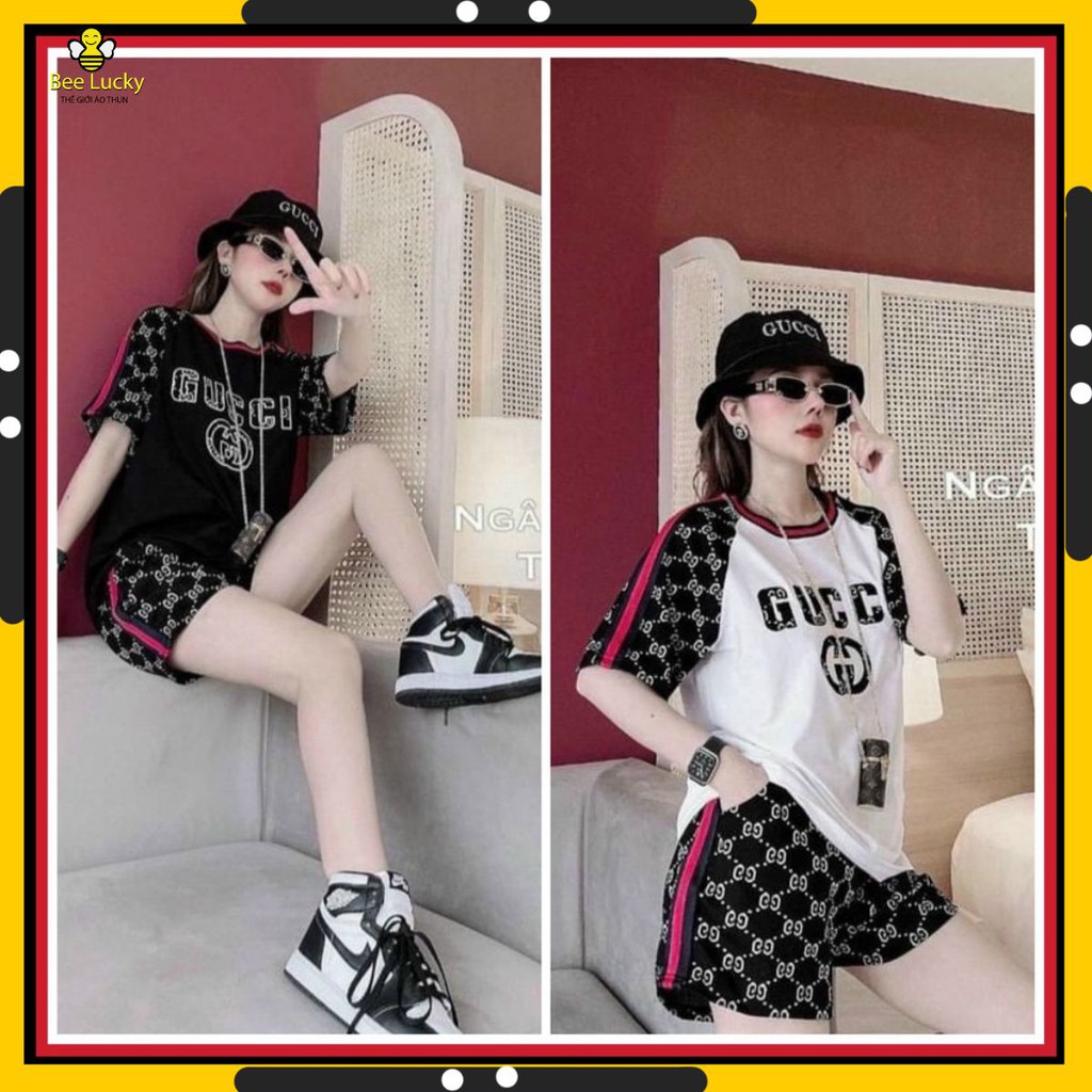 Hàng đẹp đồ thun nữ quần đùi tay lỡ nữ từ 40- 56kg hot nhất hiện nay