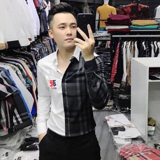 (CAO CẤP) Áo Sơ Mi Nam BBR 1856 Cực Đẹp SM235