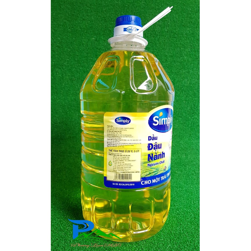 Dầu ăn đậu nành Simply - Can 5L [Không kèm KM]