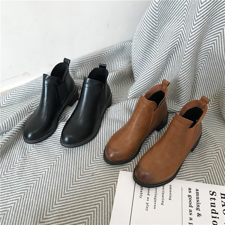 [ Hàng Order, không cọc] Boot da chất đẹp, bo chân, có ảnh thật