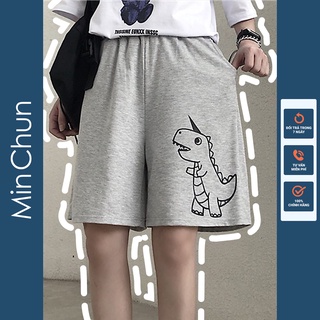 Quần short nỉ da cá quần cộc unisex nam nữ ulzzang MINCHUN QN04