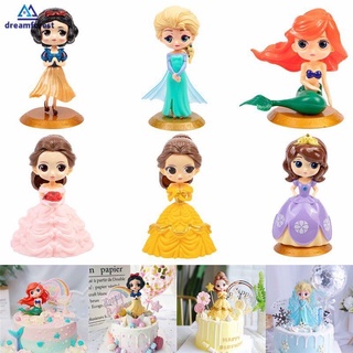 Phụ kiện trang trí bánh kem, bánh sinh nhật- búp bê Elsa