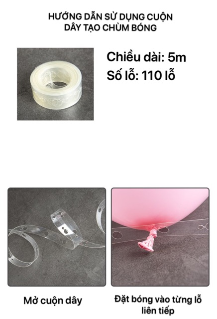 Cuộn Dây Tạo Hình Chùm Bóng Chuyên Dụng