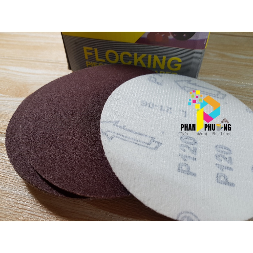 GIẤY NHÁM TRÒN 125MM số P80/ P60 /P100/ P120/ P150/ P180/ P240
