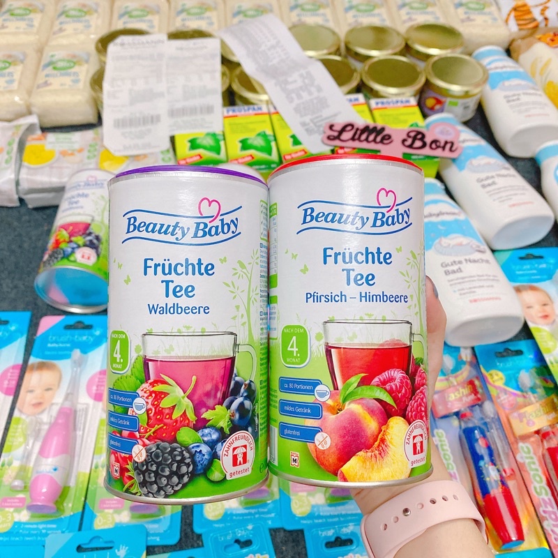 Trà trái cây Beauty Baby Đức 190gr cho bé 4M+ bay air_Date 31.01.2025