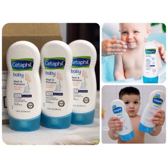 SỮA TẮM GỘI TOÀN THÂN CETAPHIL BABY