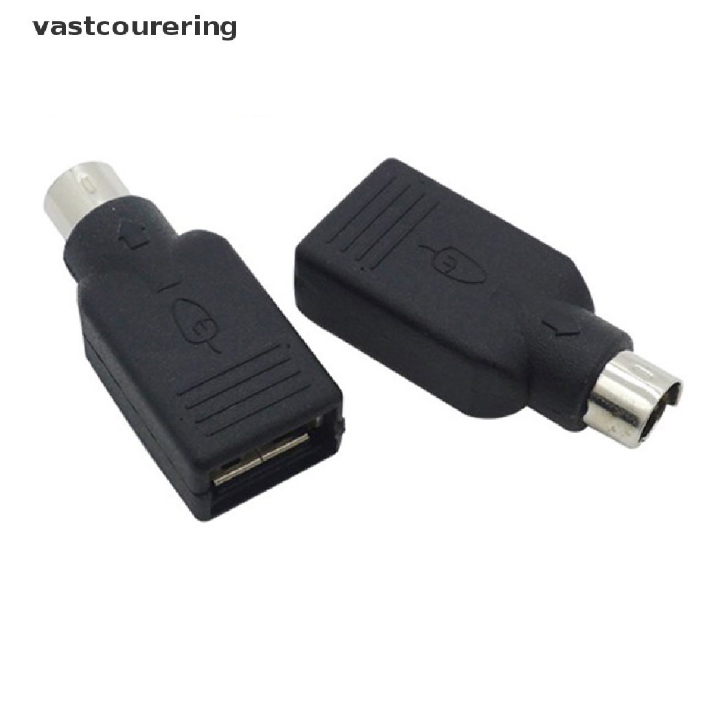 Vast USB To PS2 Adapter Cable Round Head Mouse And Keyboard Interface Converter EN