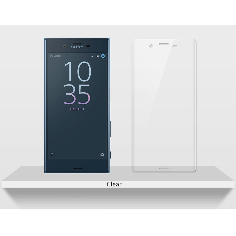 Miếng Dán Cường Lực 4D Full Màn cho Sony XZ (Đen)