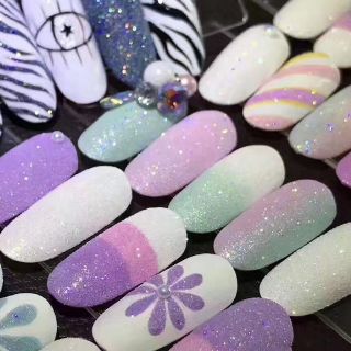 Cát rắc kim cương PK Nail
