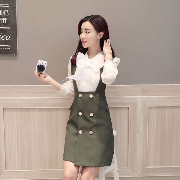 Chân váy dáng A dây yếm cho người béo mập, big size | BigBuy360 - bigbuy360.vn