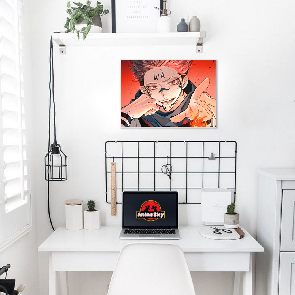 Tranh Anime treo tường in hình Chú Thuật Hồi Chiến Jujutsu Kaisen - in poster Animesky