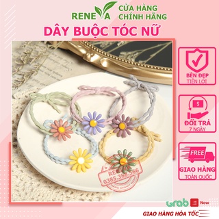 Dây Buộc Tóc Co DãnDây Cột Tóc Bền Đẹp, Tiện Lợi Thời Trang Hàn Quốc Cho Nữ RENEVA
