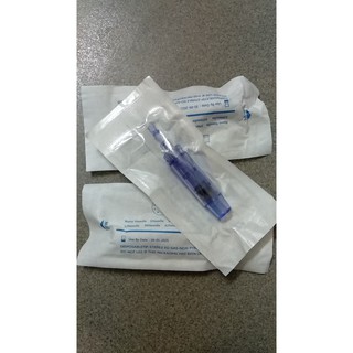 Đầu mấy lăn kim ( 12 kim, 36kim , nano tròn , nano vuông ) màu xanh có nắp