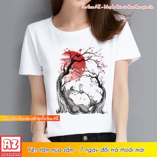 Áo thun in hình Totoro phong cách Nhật Bản - Form rộng F2126