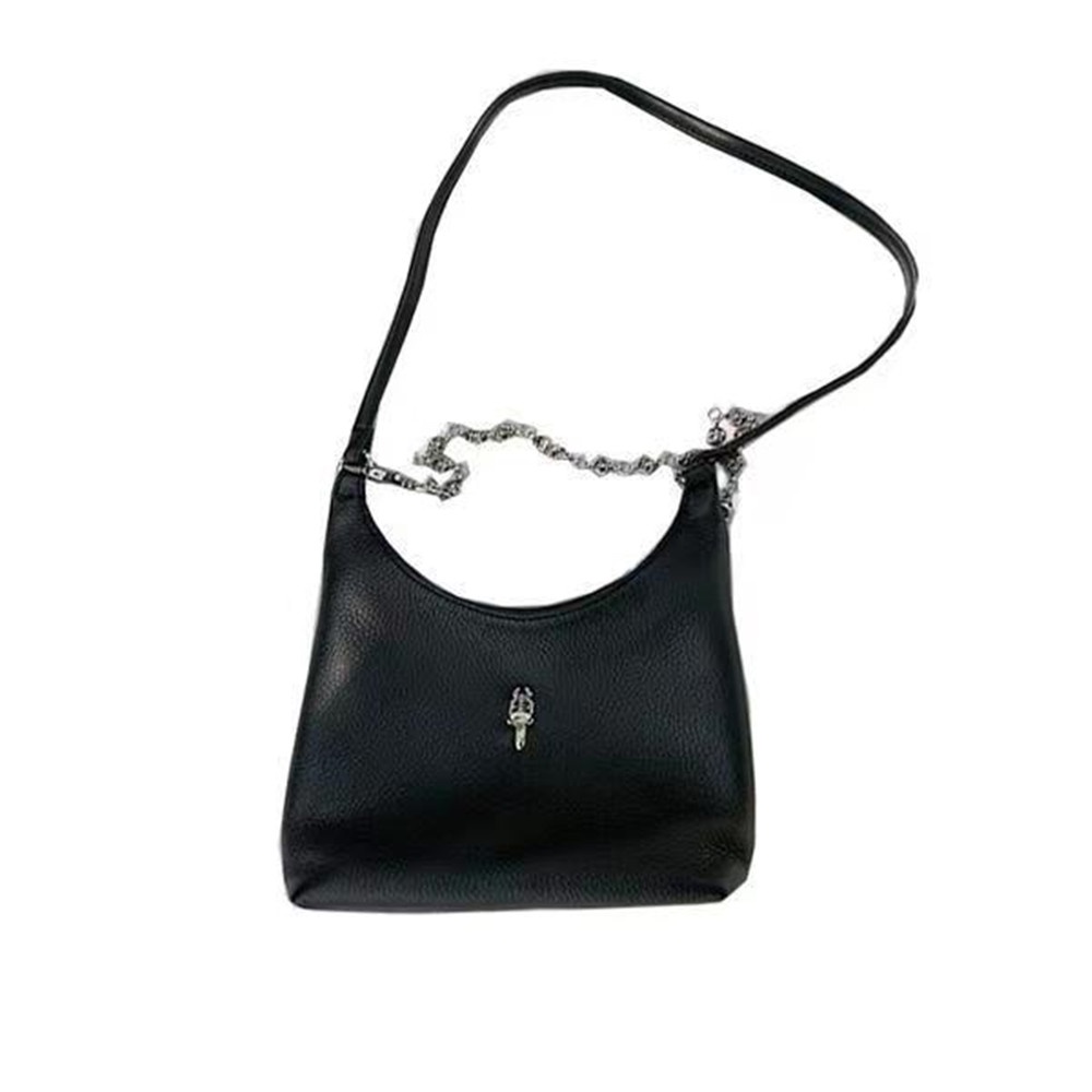 Túi Đeo Vai Hình Trái Tim Phối Dây Xích Phong Cách Retro Thời Trang